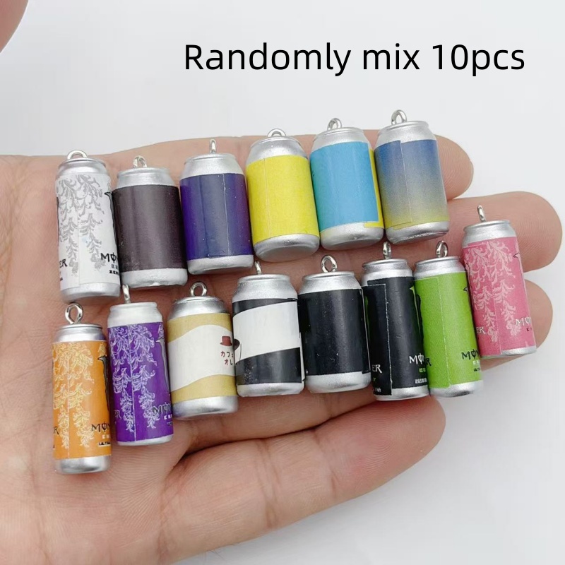 Phone Accessories Charms - 10 Peças Mini Pingentes de Resina