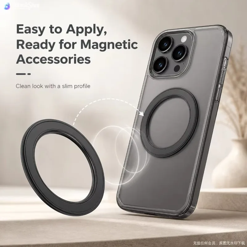 Phone Accessories Useful - Suporte de Telefone com Anel Magnético