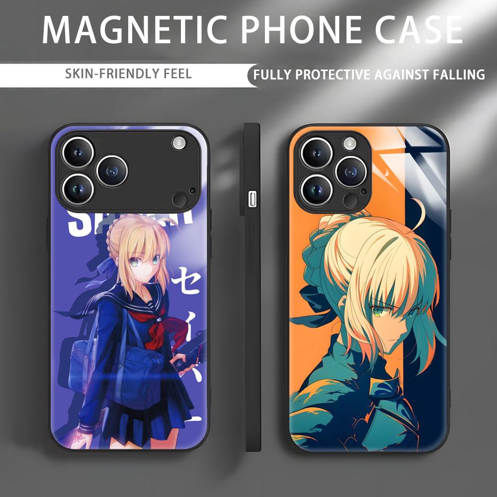 Apple Iphone 15 - Anime Fate S-Saber Capa de telefone