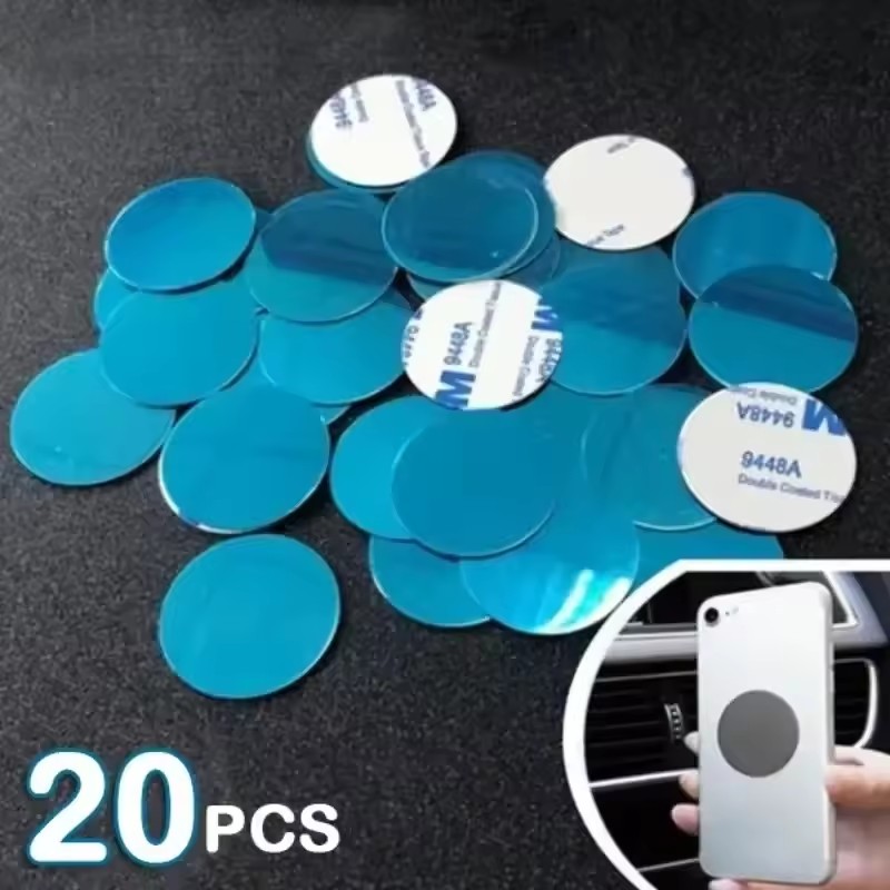 Phone Accessories Useful - 1/50 Peças Adesivos de Placa Metálica