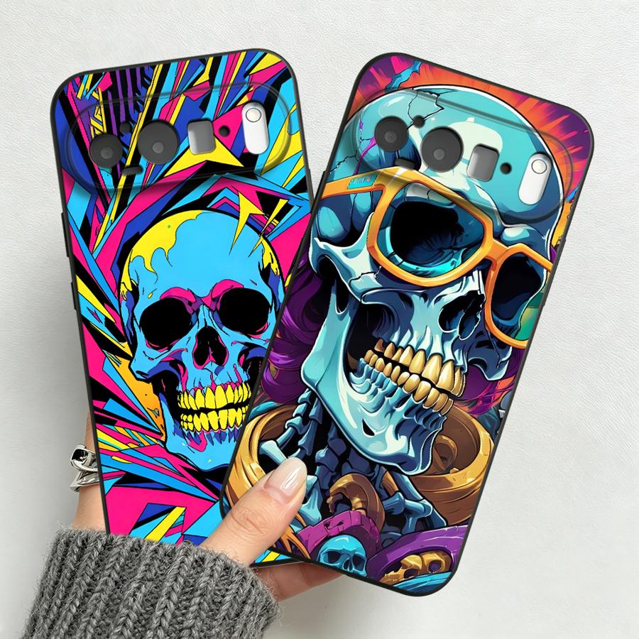 Capa Neon Pop Art Skull para G - Google Pixel 9 Pro avaliação e preço
